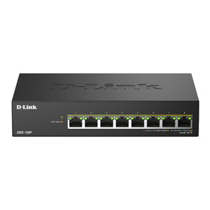D-Link 8-Port 2.5G PoE++ Unmanaged Switch with 8 x 2.5G PoE ports (DMS-108P) - Multi-Gig, Fanless, Plug & Play