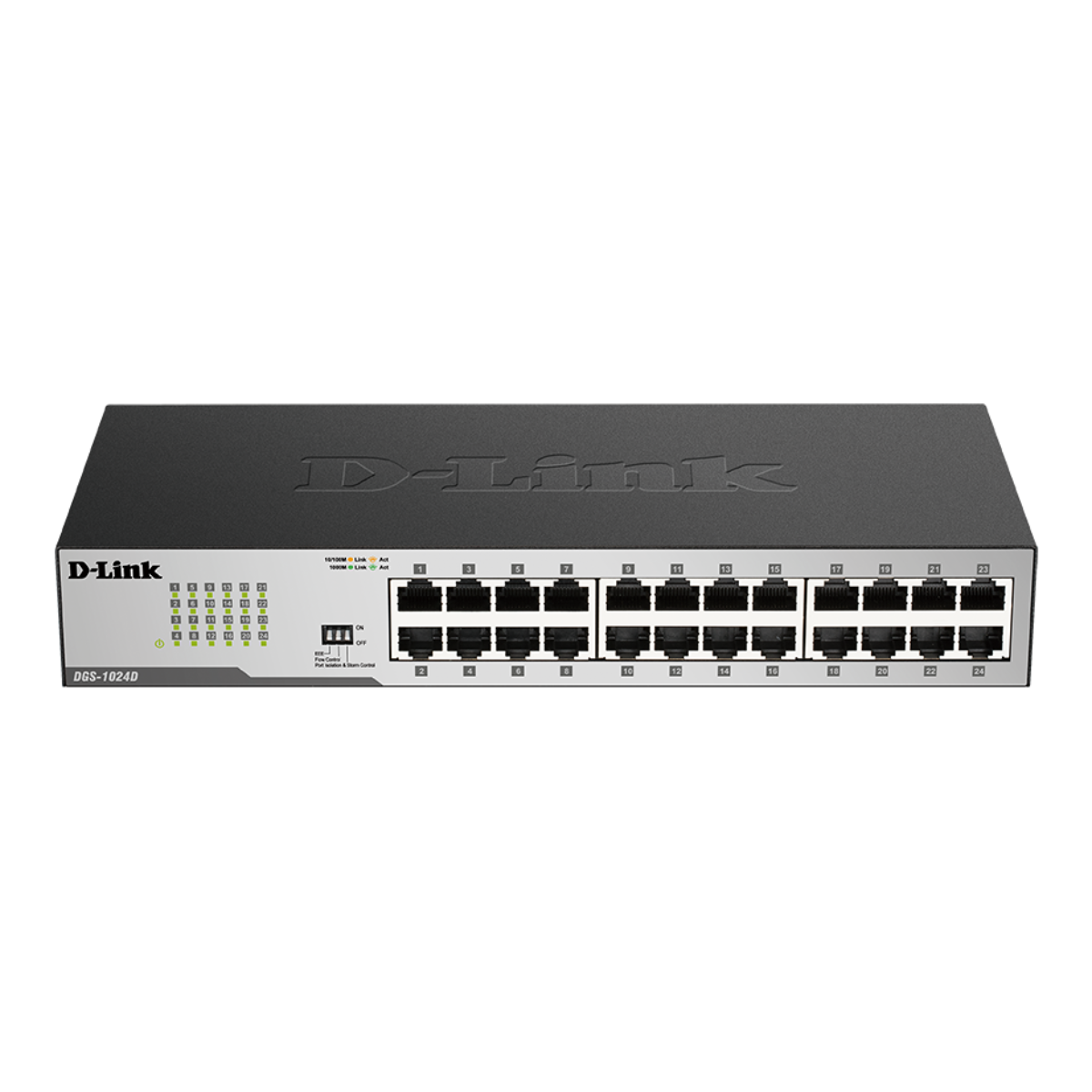 D-Link 24-Port Gigabit Unmanaged/ Plug and Play Switch | Fanless | Met