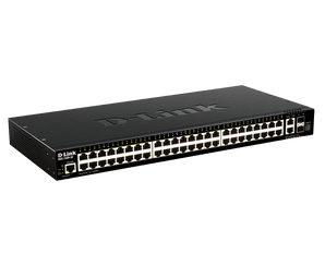 D-Link 52-Port Managed Stackable Switch (DGS-1520-52) | 48 Gigabit Ethernet Ports + 4 10G SFP+ Ports | L3 | NDAA Compliant
