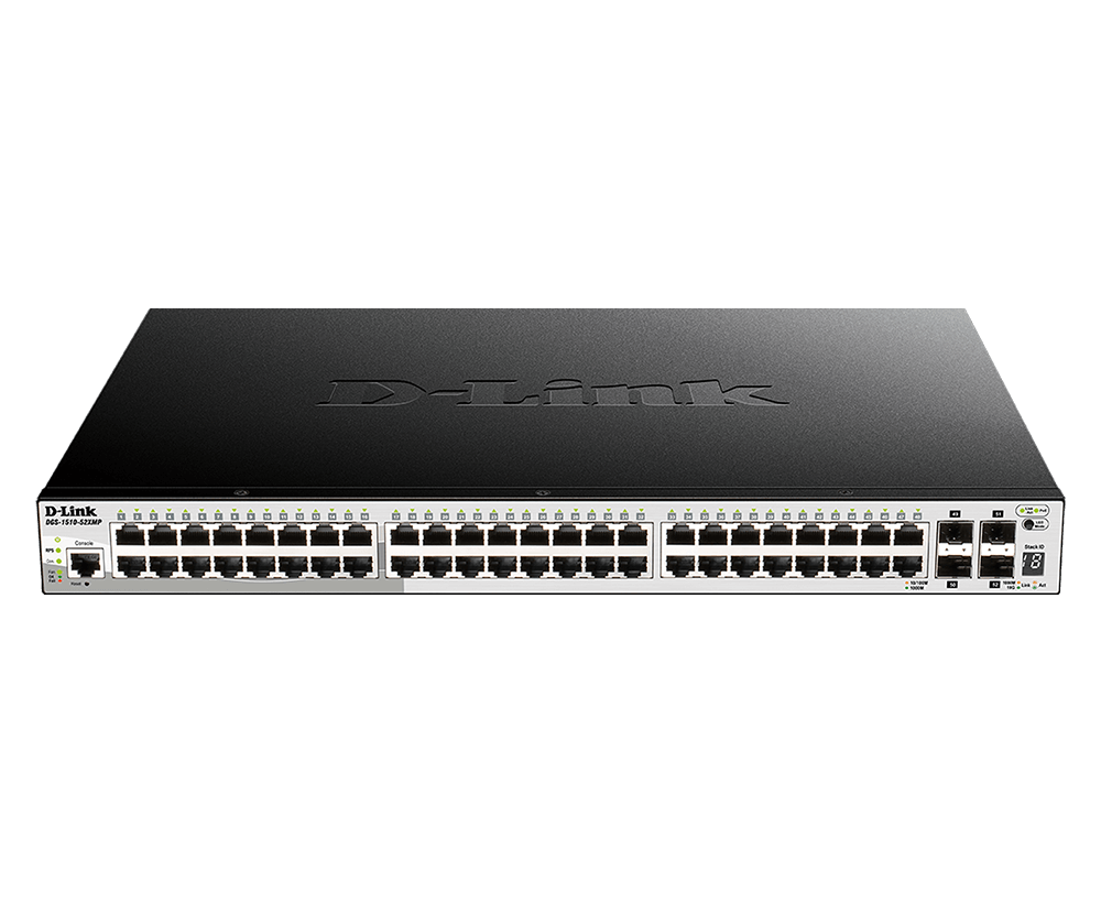 D-Link 48 -Port Gigabit Stackable Smart Managed Switch with 10G