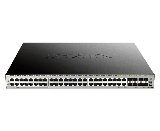 D-Link 52-Port Layer 3 Stackable Managed Gigabit PoE Switch - (DGS-3630-52PC/SI)