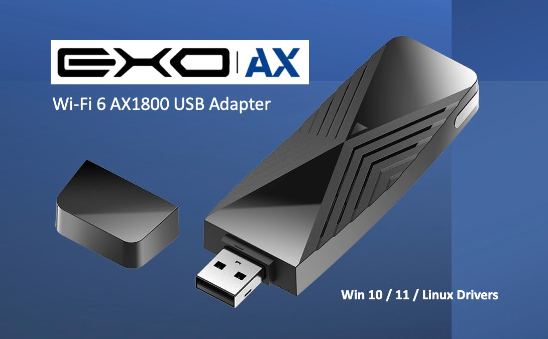 D-Link EXOAX Wi-Fi 6 AX1800 Gigabit USB 3.0 Adapter with Cradle for U –  D-Link Systems, Inc