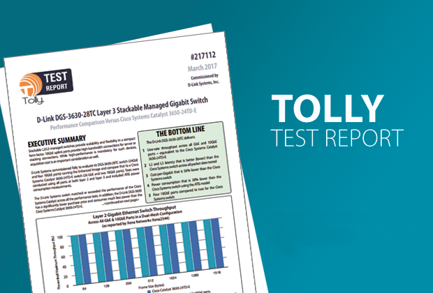 The Tolly Group Guest Post: DGS-3630 and DGS-1510 Managed Switch Tolly Test Findings