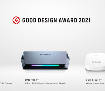 D-Link Wi-Fi camera, unmanaged switch, and WiFi water sensor kit win Good Design Award 2021