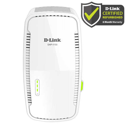 D-Link [Certified Refurbished] AC1750 Mesh Wi-Fi Range Extender - (DAP-1755/RE)