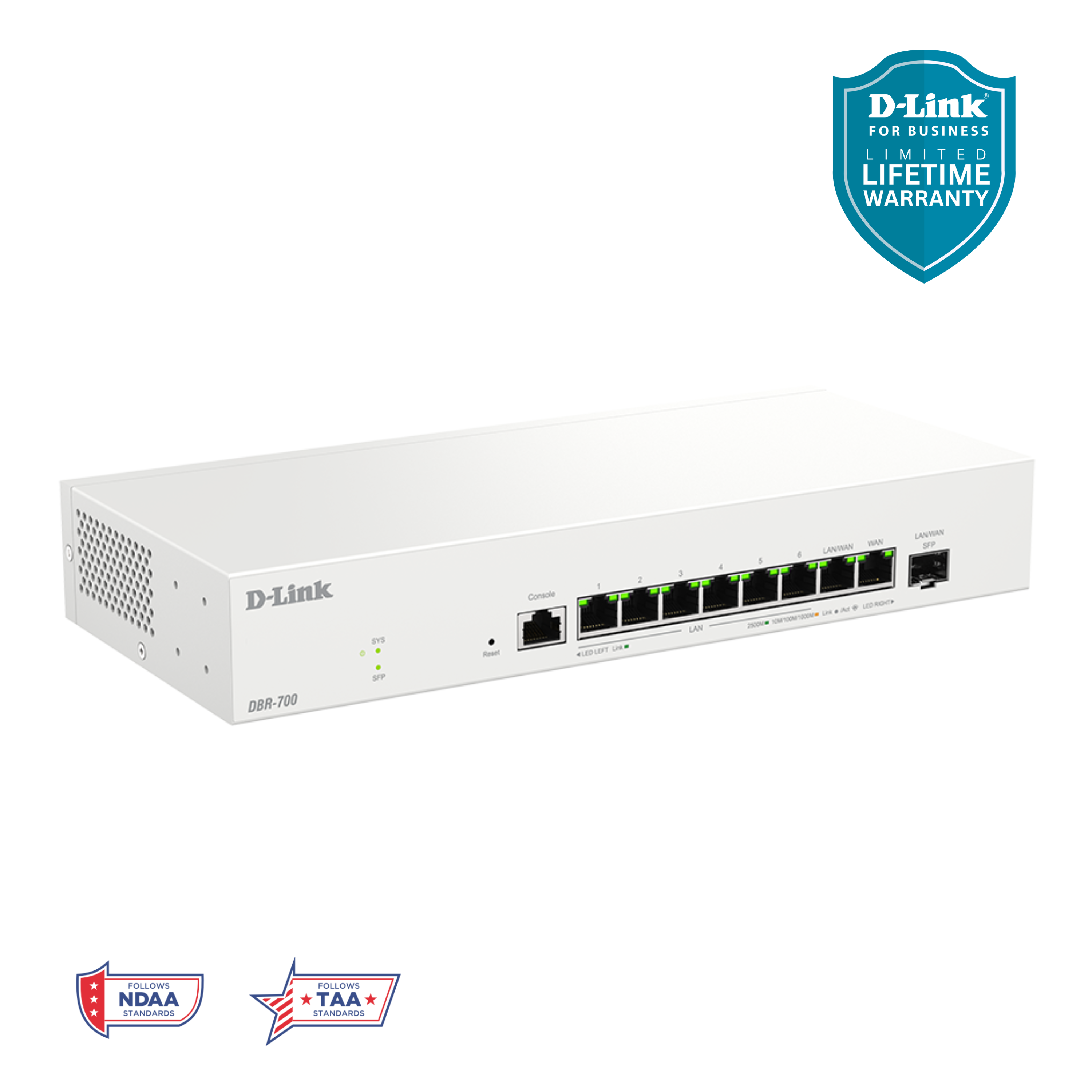 Business Router Server D-Link Guardian 700 Pro Multi-Gig Business Router with SFP (DBR-700 ...