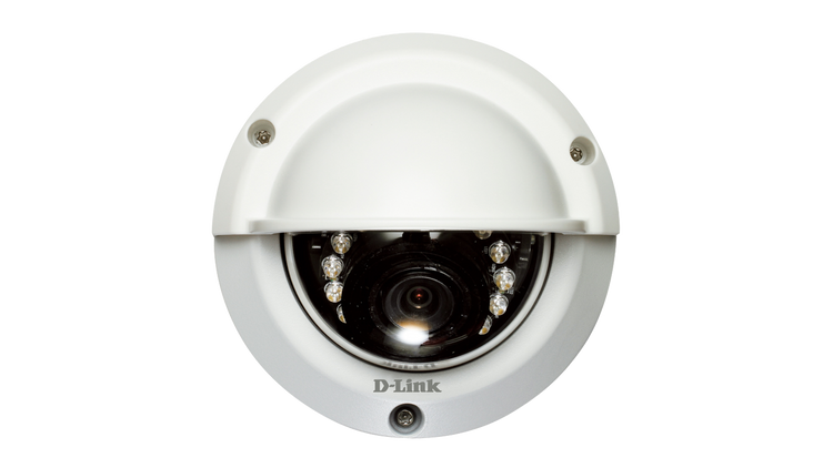 D-Link Outdoor PoE Security Camera HD Surveillance System with Color Night Vision, 2 Way Audio, Motion Detection, MicroSD (DCS-6315)