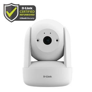[Certified Refurbished] D-Link 2K Pan & Tilt Wi-Fi 6 Camera (DCS-6501LH/RE) w/ 360° View, 1296p, Sound/Motion Detection, 2-Way Audio, Flexible Recording, Night Vision