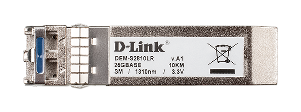D-Link 10km 25GBASE-LR Multi-Mode SFP28 Transceiver - (DEM-S2810LR)
