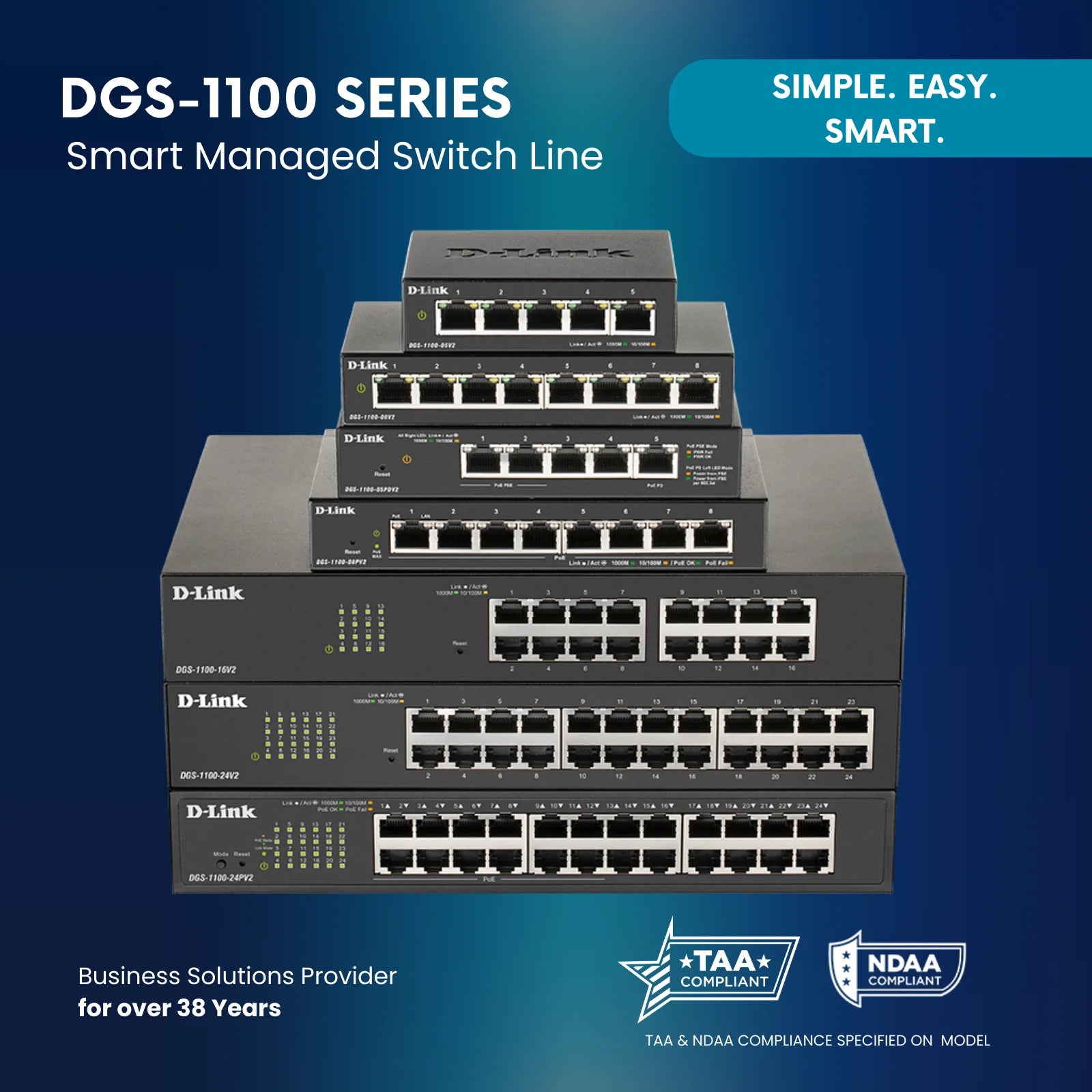 DGS-1100 Series Switch Managed