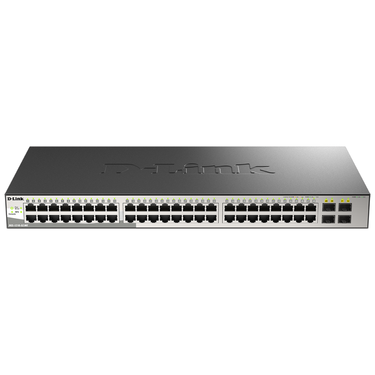 D-Link 52-Port Metro Gigabit Ethernet Managed Desktop Switch - (DGS-1210-52/ME)