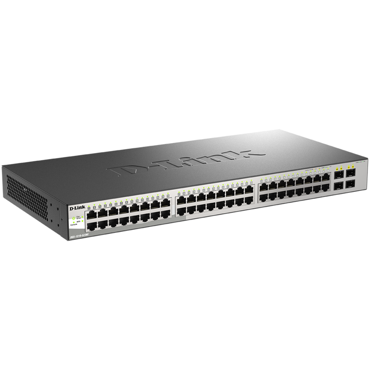 D-Link 52-Port Metro Gigabit Ethernet Managed Desktop Switch - (DGS-1210-52/ME)