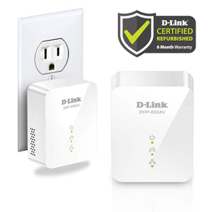 D-Link [Certified Refurbished] PowerLine AV2 1000 Gigabit Starter Kit - (DHP-601AV/RE)