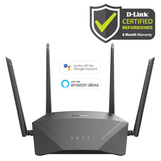 D-Link [Certified Refurbished] AC1750 Smart WiFi Router - (DIR-1750/RE)