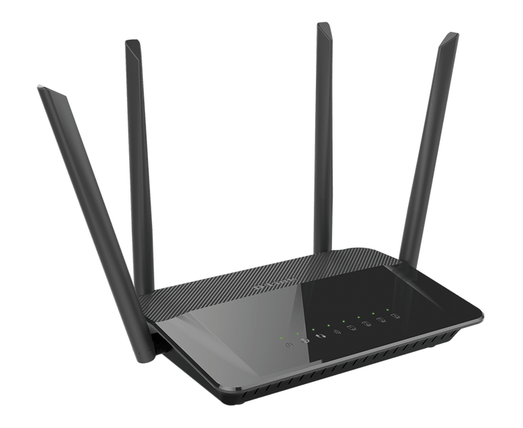 D-Link [Certified Refurbished] WiFi5 AC1200 Dual Band Fast Ethernet Router - (DIR-822-US/RE)
