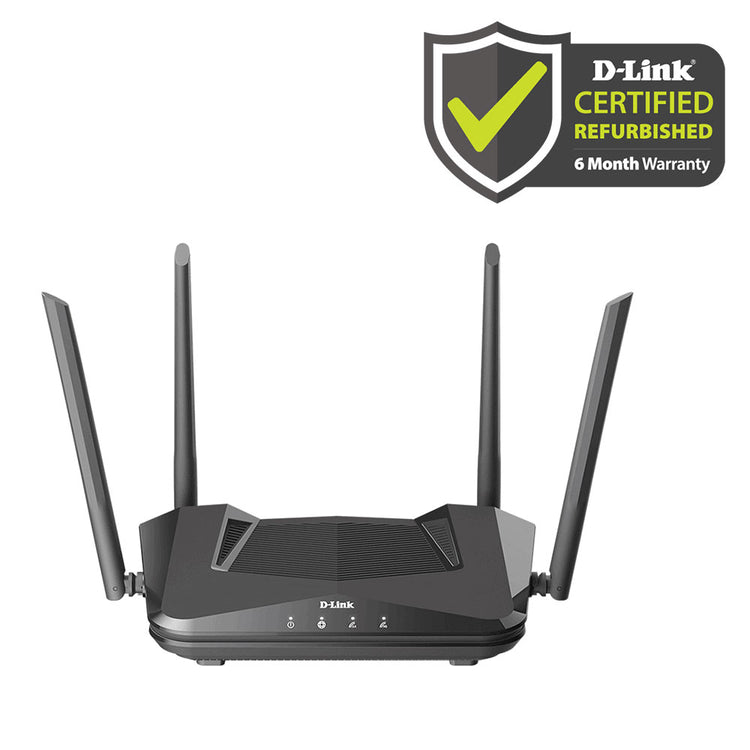 D-Link [Certified Refurbished] AX1500 WiFi 6 Smart Router - (DIR-X1560/RE)
