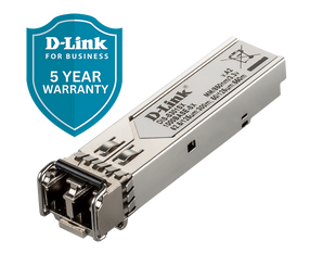 D-Link 1-Port Mini-GBIC SFP to 1000BaseSX Multi-Mode 550M Fiber Transceiver - (DIS-S301SX)