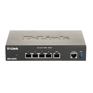 D-Link Gigabit VPN Router | Great for Remote Work | 4 Port Gigabit Dual WAN Failover | Enterprise-Grade Encryption | TAA/NDAA Compliant (DSR-250V2)