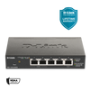 D-Link 5-Port Gigabit Smart Managed PoE-Powered Smart Managed Switch / PoE Extender | 2 PoE pass-through ports | Metal Compact| NDAA Compliant - (DGS-1100-05PDV2)