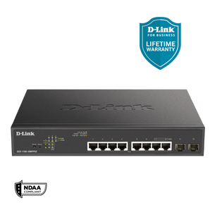 D-Link 10-Port Gigabit PoE Smart Managed Switch - (DGS-1100-10MPPV2)