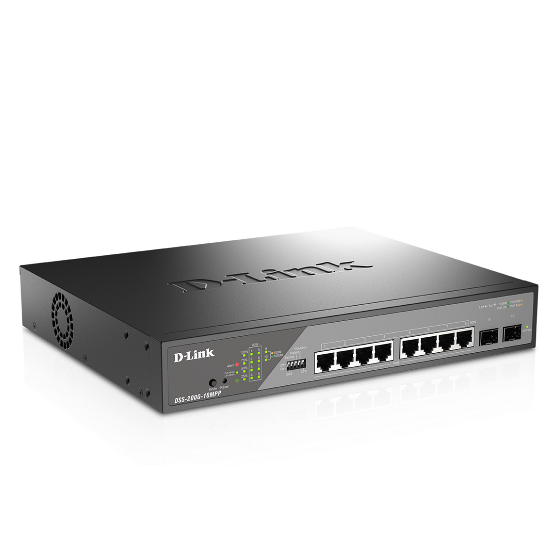 D-Link 8-Port Gigabit PoE++ Smart Managed Switch (242W PoE Budget) wit ...