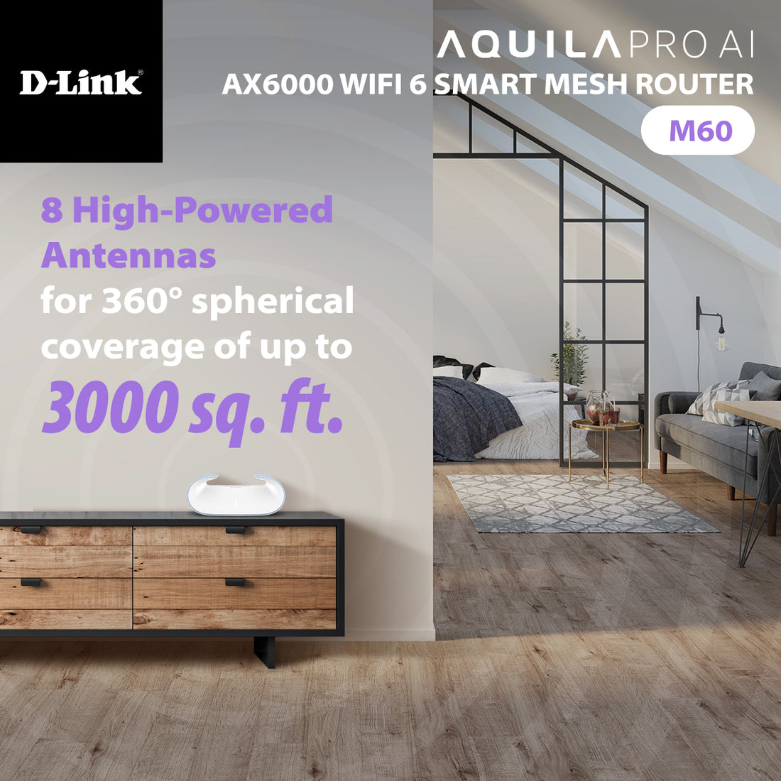 D-Link AQUILA PRO AI AX6000 Dual-Band Wi-Fi 6 Router (M60) – D-Link ...