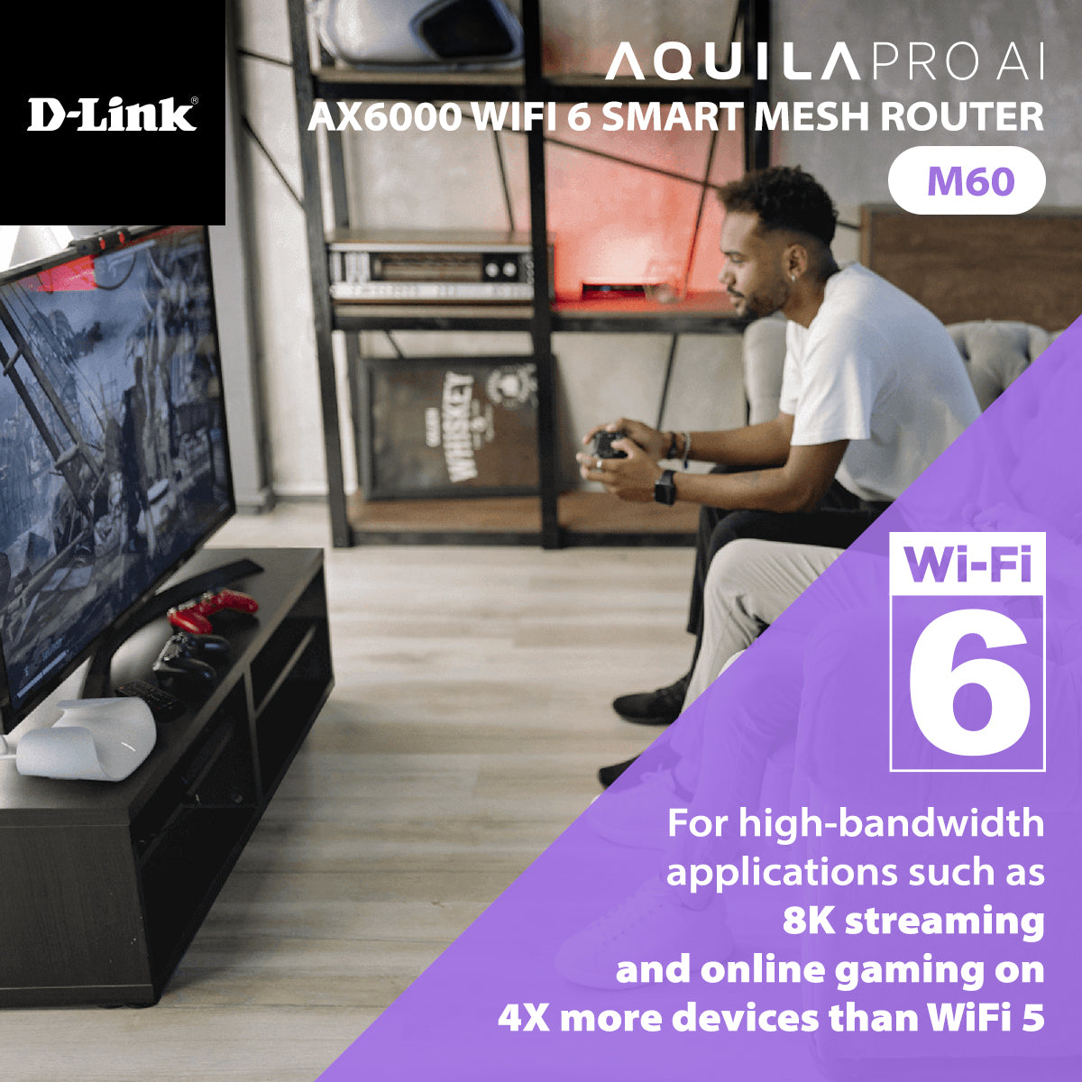 D-Link AQUILA PRO AI AX6000 Dual-Band Wi-Fi 6 Router (M60) – D-Link ...