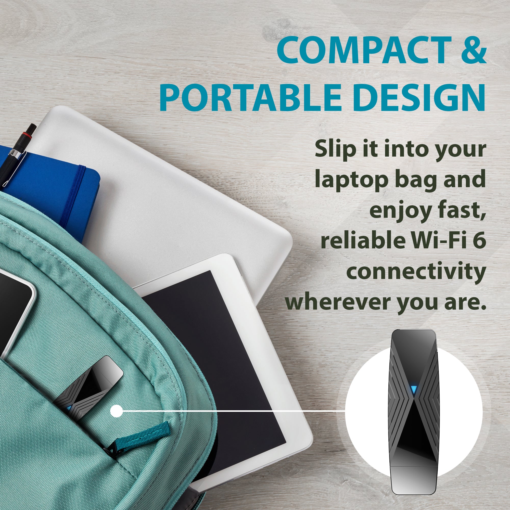 D-Link Wi-Fi 6 AX1800 Gigabit USB 3.0 Adapter with Cradle for Upgradin ...