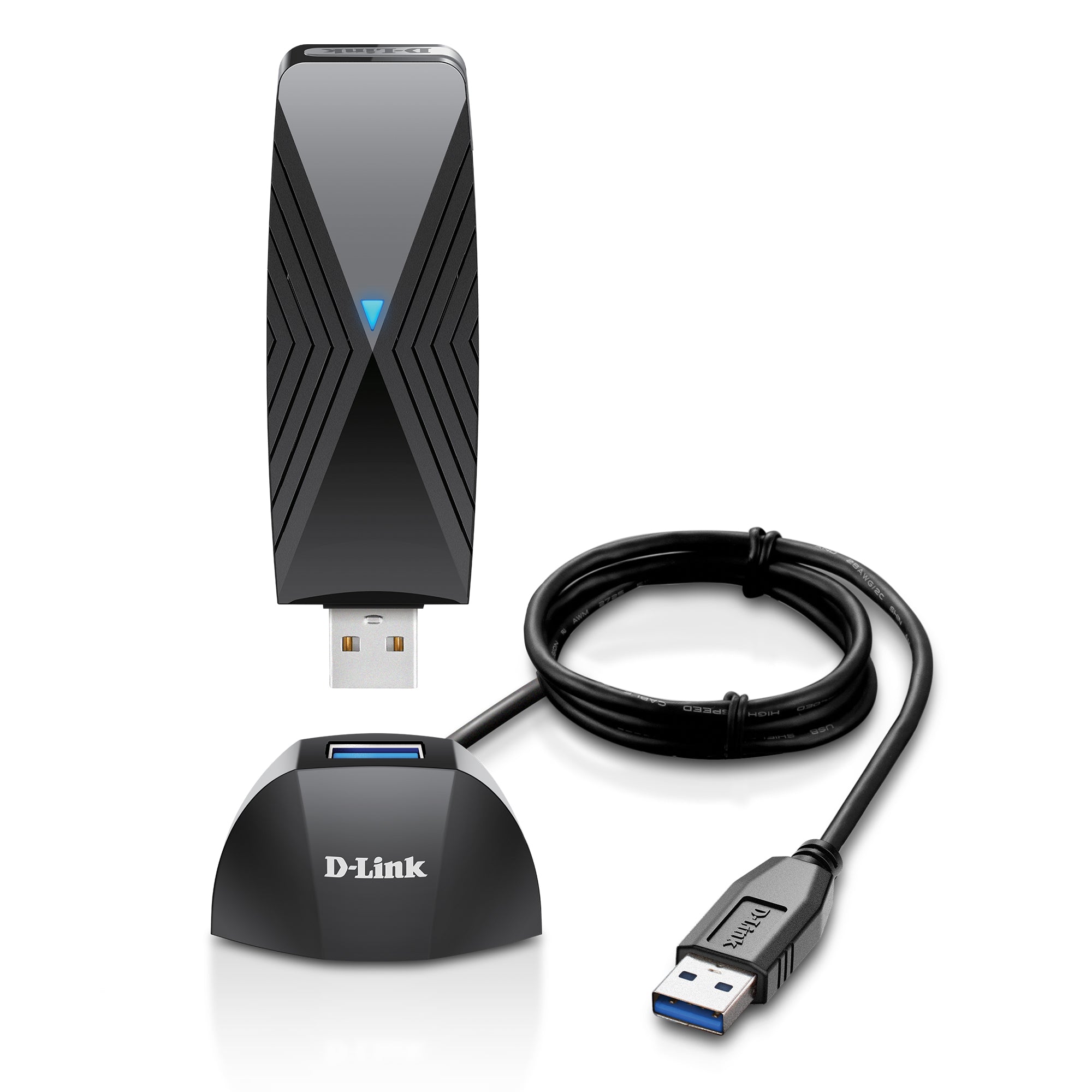 D-Link Wi-Fi 6 AX1800 Gigabit USB 3.0 Adapter with Cradle for Upgradin ...
