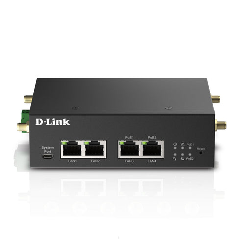 D-Link 5G/4G PoE Rugged Modem/Gateway (DWM-314-GP) | Carrier Certified with AT&T, Verizon, T-Mobile | Follows NDAA, TAA