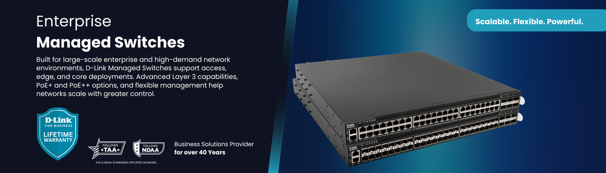 Enterprise Managed Switches – D-Link Systems, Inc
