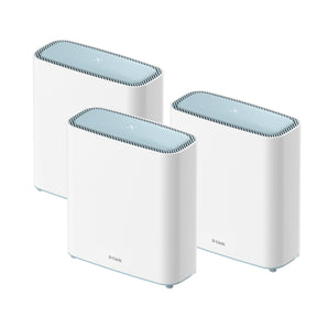 D-Link EAGLE PRO AI Mesh WiFi 6 Router System (3-Pack) - Multi-Pack for Smart Wireless Internet Network, AX3200 (M32/3)