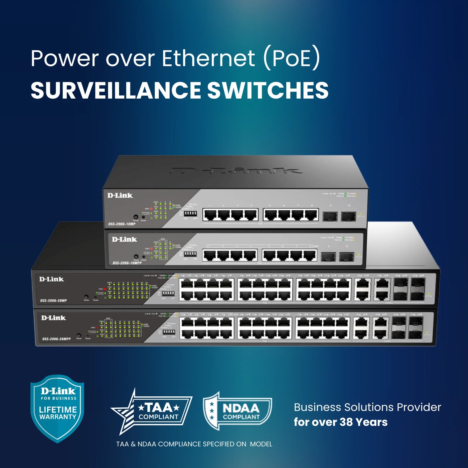 PoE Surveillance Switches