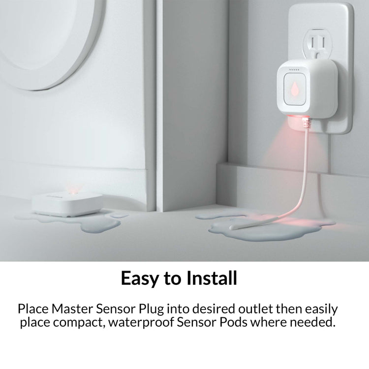 D-Link Water Leak Sensor Starter Kit & Additional Sensor Pod - (COKT3 ...