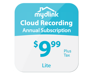 mydlink Cloud Recording 1-Year Subscription - Lite