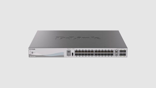 D-Link 30-Port Lite Layer 3 Stackable Managed PoE Switch - (DGS-3130-30PS)