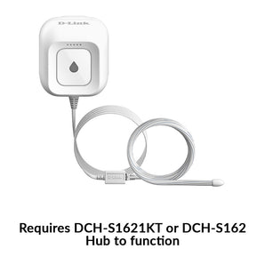 D-Link Water Sensor Pod Add-On, Battery-Powered Long-Range, Compatible Only with DCH-S1621KT, Single and Multi-Pack (DCH-S163)