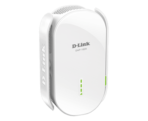 D-Link WiFi Range Extender, AC2000 Mesh Plug In Wall Signal Booster, Dual Band Wireless Repeater Access Point for Smart Home - (DAP-1820-US)