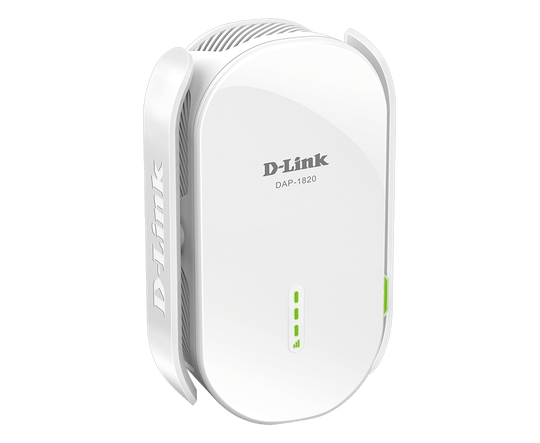 D-Link WiFi Range Extender, AC2000 Mesh Plug In Wall Signal Booster, Dual Band Wireless Repeater Access Point for Smart Home - (DAP-1820-US)