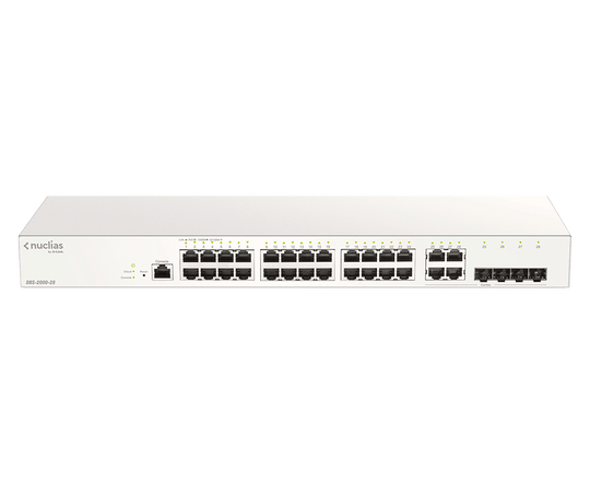 D-Link 28-Port Gigabit Nuclias Cloud-Managed Switches - (DBS-2000-28)
