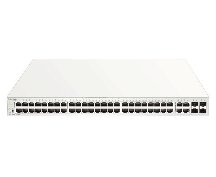 D-Link 52-Port PoE Gigabit Nuclias Cloud-Managed Switch - (DBS-2000-52MP)
