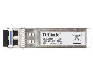 D-Link 10GBASE-LR SFP+ Transceiver (10 Km) - (DEM-432XT)