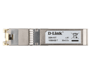 D-Link 10GBASE-T Copper SFP+ Transceiver - (DEM-410T)