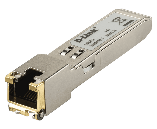 D-Link 1-Port 1000Base-T Copper SFP Transceiver - (DGS-712)