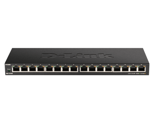 D-Link 16-Port Gigabit Desktop Switch - (DGS-1016S)