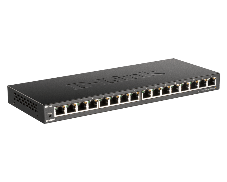 D-Link 16-Port Gigabit Desktop Switch - (DGS-1016S)