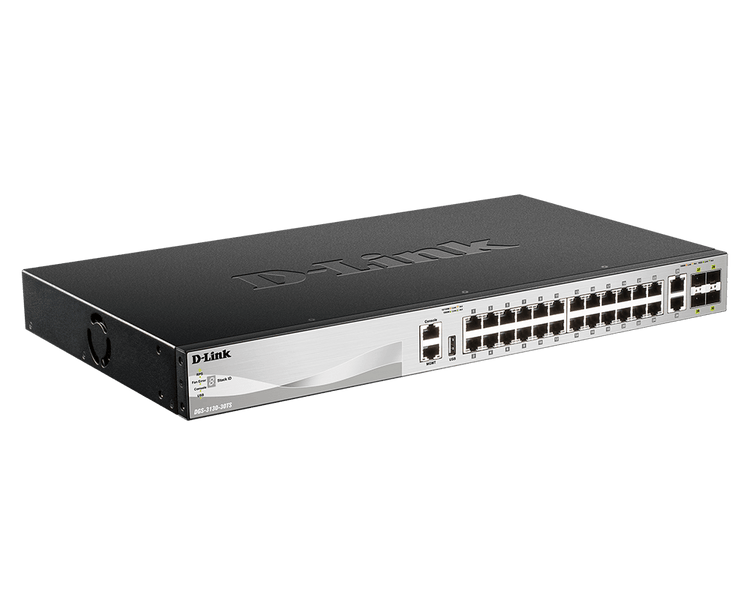 D-Link 30-Port Lite Layer 3 Stackable Managed Gigabit Switch - (DGS-3130-30TS)