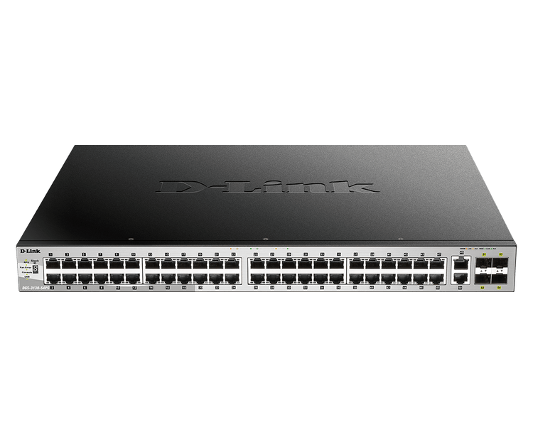 D-Link 54-Port Lite Layer 3 Stackable Managed Gigabit PoE Switch - (DGS-3130-54PS)