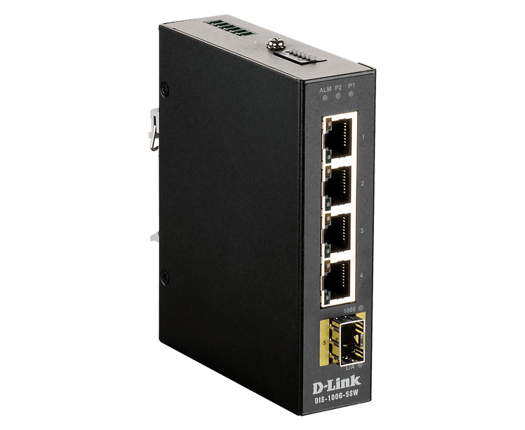 D-Link 5-Port Gigabit Unmanaged Industrial Switch - (DIS-100G-5SW)