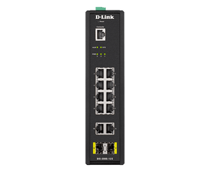 D-Link 12-Port Gigabit Smart Managed Industrial Switch - (DIS-200G-12S)